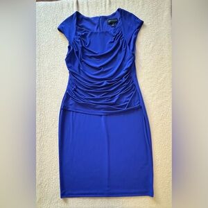 Connected Apparel Royal Blue Dress